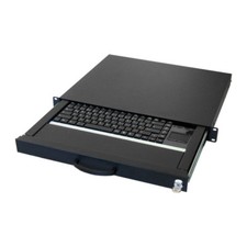 19" 2HE Tastaturschublade abschließbar Netzwerkschrank 330 x 482,6 x89mm Schwarz