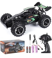 Car, 1:18 RC Car, Off-Road Car, with 2 Batteries, 2.4 GHz RC 