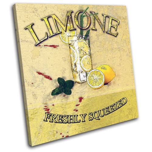 Lemon cocktail grunge vintage - lemon,