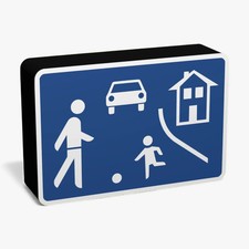 Spielstraße Verkehrsschild
