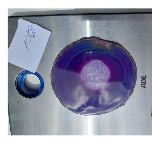 Achat scheibe blau 110g - scheibe,