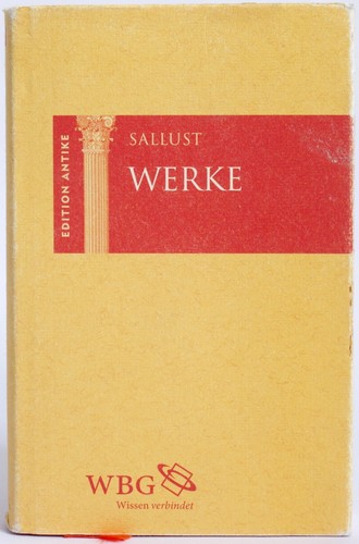 Sallust werke bello - sallust,
