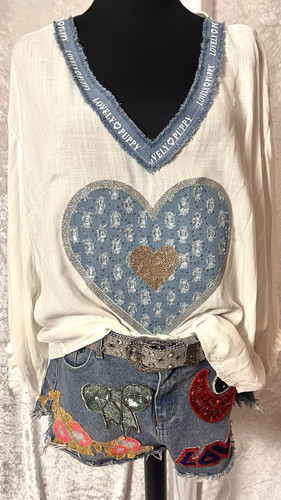 Shirt bluse damen boho - shirt,