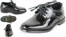 festliche Jungen Business Anzug Schuhe schwarz Lack Kommunion Hochzeit 18 - 41
