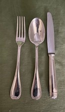 Christofle Malmaison Vorspeisenbesteck-Set Messer Gabel Löffel versilbert