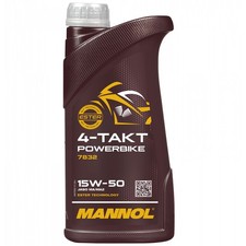 Motoröl MANNOL 15W-50 4T 1 Liter für Aprilia BMW Ducati MZ Triumph Royal Enfield