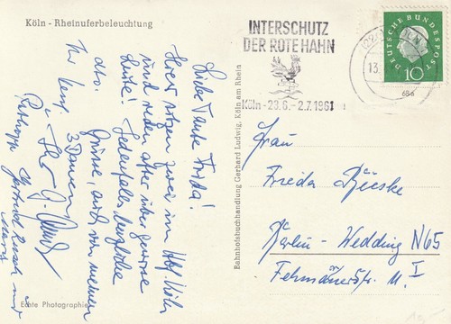 Brd mit maschinenstempel - brd,,
