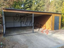 Blechgarage 7x5m Carport
