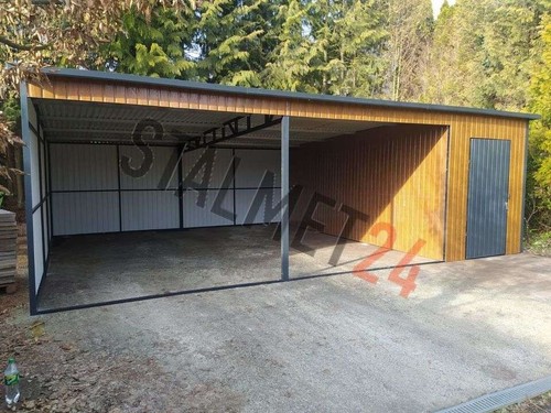 Blechgarage 7x5m carport - blechgarage,