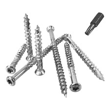 Terrassenschraube Holzschraube Dielenschraube Edelstahl C1 Ø4,0 / 5,0 CUT-Spitze