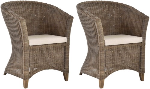 Set rattansessel ken - rattansessel,