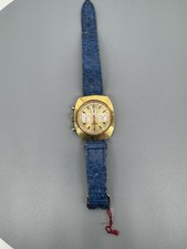 Lanco Chronograph vergoldet – 17 Jewels Incabloc – Bicompax – für Service