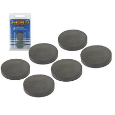 Magnet Set, 6 runde Magnete, Starke Keramikmagnete rund Magnetset