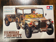 Tamiya 1:35 35130 U.S. M151A2 Ford MUTT with M416 Cargo Trailer - rar und ovp