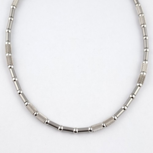 Edelstahl halskette collier - edelstahl,