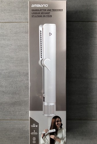 Ambiano 1 haarglätter - ambiano, 2-in-1-haarglätter