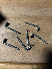 6 Stück Schraubhaken ca 50mm