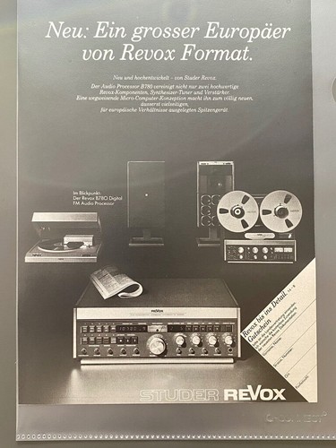 Revox audio processor b780 - processor,