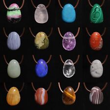 Edelstein Anhänger gebohrt Q-Z Tropfen Freeform Trommelsteine Ketten Steinschatz