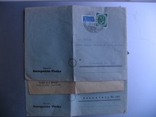 3 alte Umschläge mit