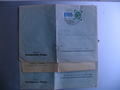 Alte umschläge mit - 3,