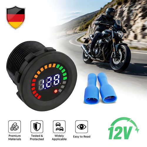 12v led voltmeter - led,