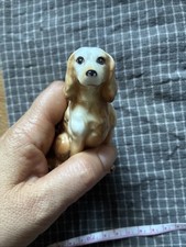 Hund Figur Klein Porzellan 