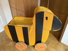 Stubenwagen/Babybett Baby-Janosch-Tigernte mit Matratze