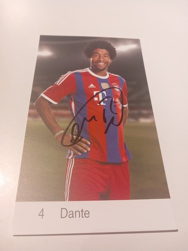 Signierte dante bayern - dante, fc