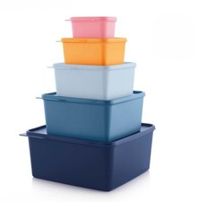 Tupperware Basic Line Set 5-teilig 160ml 500ml 1,2 Liter  2,5 Liter 5 Liter NEU 