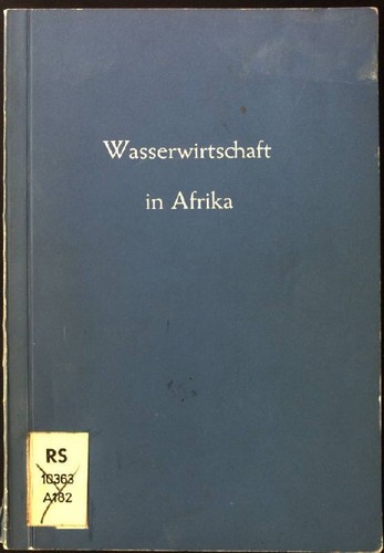Wasserwirtschaft afrika - wasserwirtschaft, in