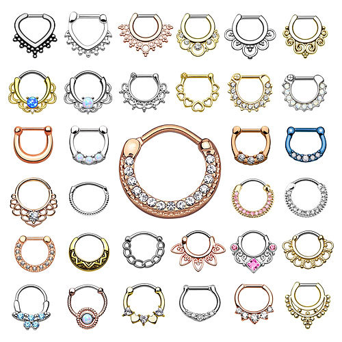 Septum piercing clicker - septum,