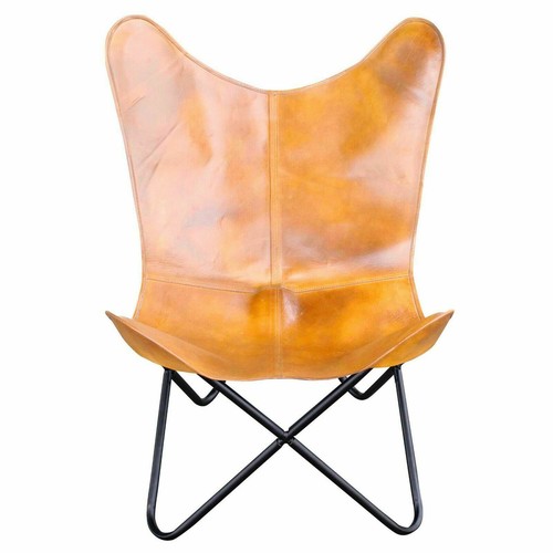 Tan leder vintage - tan,