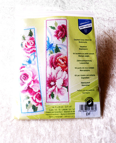 Kreuzstich lesezeichen set - lesezeichen,