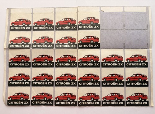 Sticker des citroën - des, zx