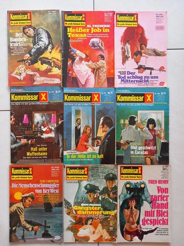 Romanhefte kommissar - romanhefte, x