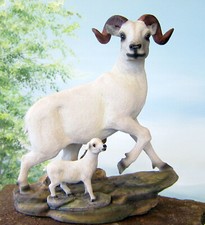 Ziege mit Junges  24cm Figur