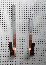 Rinnenhalter Rinnenhaken Kupfer ummantelt 7-tlg/280mm 25x6mm 2 Federn kurz