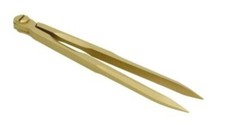 Marine Zirkel Navigations-Zirkel, Messing Matt, 18cm, mit Griffen & K.Leder Etui