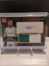 Topps Inception Bundesliga Justin Njinmah Werder Bremen /10 Match-Worn Relic