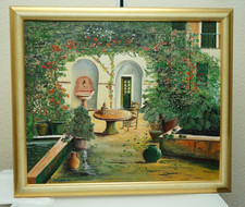 Finka auf Mallorca in Öl mit