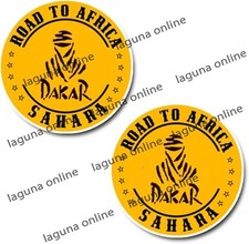 dakar sahara Logo Glanz Wetterfest Aufkleber Sticker 3