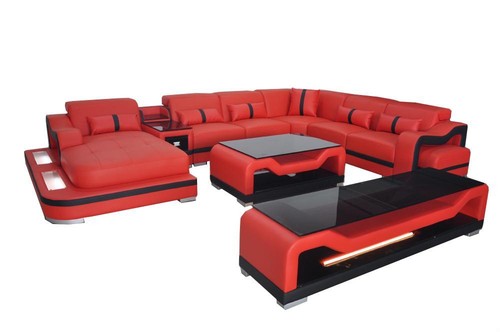 Leder sofa couch ecksofa - leder,