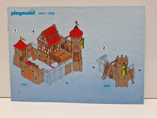 Playmobil 3666 3888 - playmobil, bauplan
