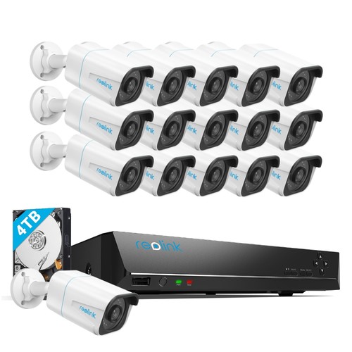 Reolink 16ch 4tb - 4k, smarte
