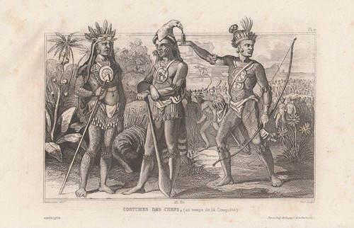 C1850 indianer häuptling - c1850,