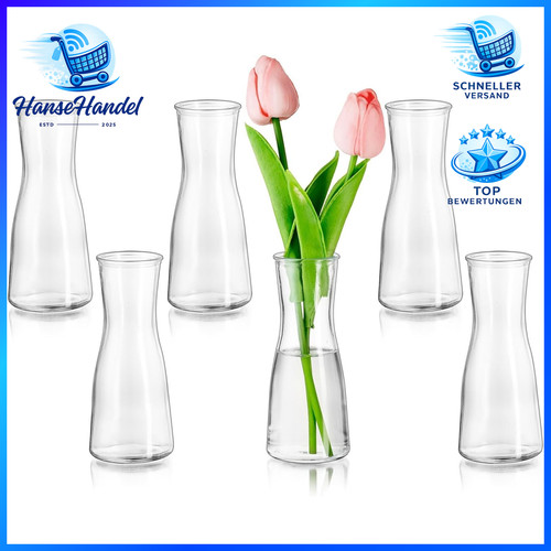 Vasen set stück glas klar - set,