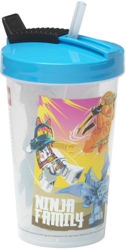 Lego trinkbecher mit strohhalm - lego,