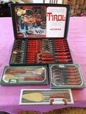 Wilkens "Tirol" 24tlg. + weitere Teile, unbenutzt, 70er pur, Retro,Keramikgriffe