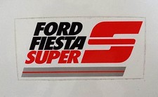 Werbe-Aufkleber Ford Fiesta